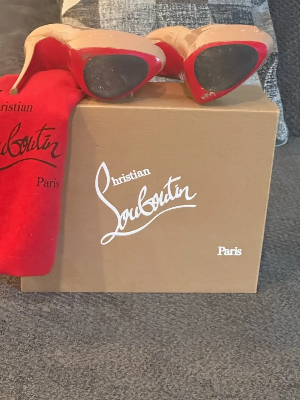 Christian Louboutin Lady Peep Patent Calf 150